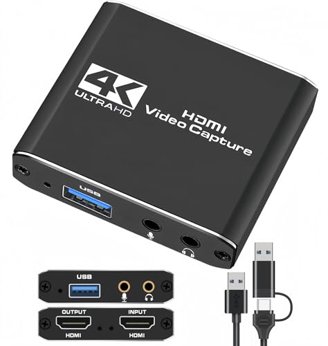 Amazon.co.jp: キャプチャーボード Switch対応 4K HDMI パススルー